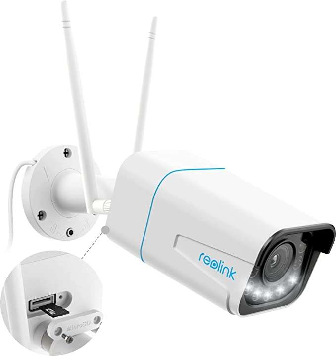 Reolink RLC-511WA 5MP Außen-Überwachungskamera mit 5x Optischer Zoom, SD-Card Slot, Personen- & Autoerkennun, 2 Wege Audio