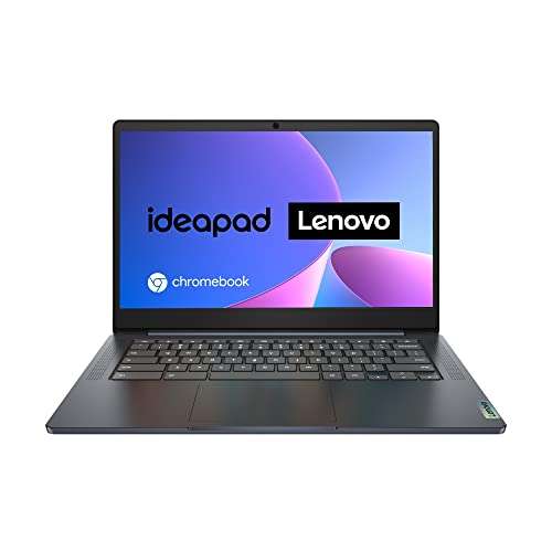 Lenovo IdeaPad 3 Chromebook (14 Zoll, 1920x1080, Full HD, MediaTek MT8183, 4GB RAM, 64GB, ChromeOS), blau
