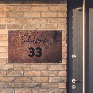 Lieblingsfoto: Hausnummernschild 20cm (rund, quadratisch, hexagon etc.) gratis, ihr zahlt nur den Versand