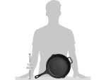 Amazon Basics Gusseisen-Bratpfanne, 30,5cm