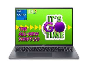 Acer Swift Go Ultrabook/Laptop, 16" 3.2K OLED 120Hz, i7-1355U, 16GB, 512 GB SSD