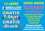 GRATIS T-Shirt & GRATIS DRUCK (Wunschmotiv) bedrucken lassen (nur in Eisenstadt)