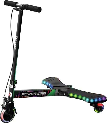 Razor PowerWing Lightshow Caster Scooter mit RGB Beleuchtung