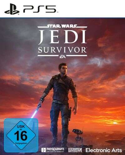Star Wars Jedi: Survivor - [PlayStation 5] für 49,90 (+ 2,90 Versandkosten nach Österreich)