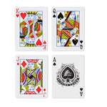 Relaxdays Pokerset mit 200 Chips, Spielmatte, 2 Kartendecks, Dealerbutton, Blindbuttons, Casino-Feeling