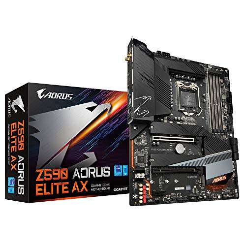 Gigabyte Z590 AORUS Elite AX Mainboard, ATX, Intel 1200