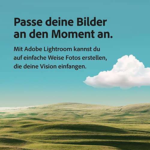 Adobe Lightroom mit 1TB Adobe Cloud, 1 Jahr, 1 User, für PC/MAC und Mobilgeräte