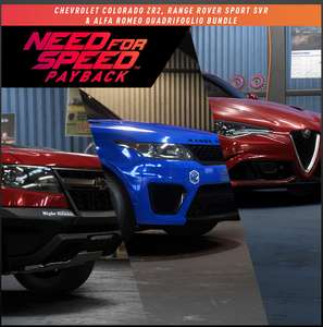 "Need for Speed: Payback - Chevrolet, Range Rover & Alfa Romeo Bundle" (PS4 /XBOX / Steam) gratis in den jeweiligen Stores