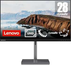 Lenovo L28u-35 28" 4K UHD Monitor mit 60Hz, 300 nits, 1ms Reaktionszeit