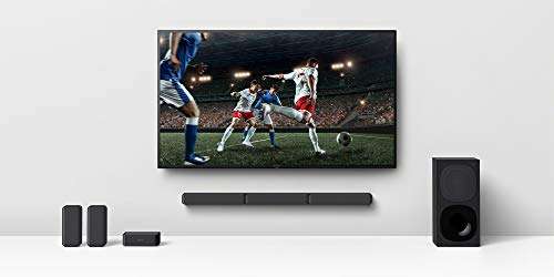 Sony HT-S40R - 5.1.-Kanal-Soundbar inkl. kabelgebundenem Subwoofer, kabellosen  Rear-Lautsprechern - Preisjäger | Soundbars