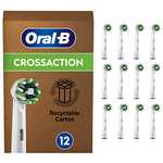 Oral-B CrossAction Aufsteckbürsten für elektrische Zahnbürste, 12 Stück