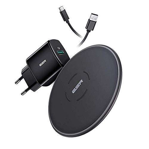 ESR Wireless Charging Set mit QC 3.0 Adapter, Ladekabel & Wireless Charging Pad