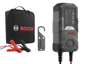 Bosch C30 Kfz-Batterieladegerät, 3,8 Ampere, mit Erhaltungsfunktion - für 6 V / 12 V Blei-Säure, WET, EFB, GEL, AGM und VRLA-Batterien
