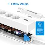 Meross WLAN Mehrfachsteckdose mit 4 Strom & 4 USB Stecker, Apple Home Kit, Alexa und Google Unterstützung