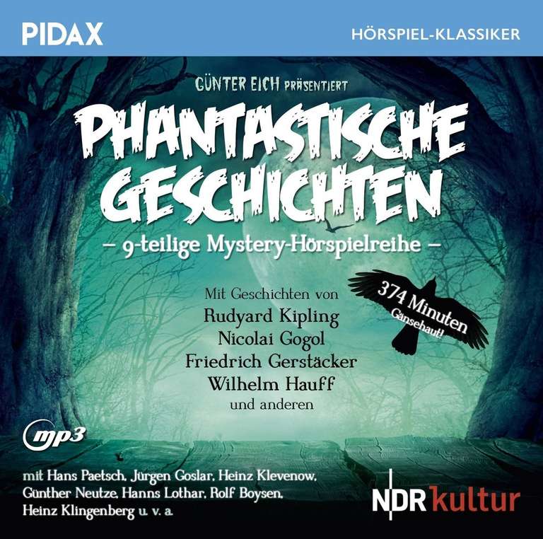 "Phantastische Geschichten / Die komplette 9-teilige Mystery-Hörspielreihe (Pidax Hörspiel-Klassiker)