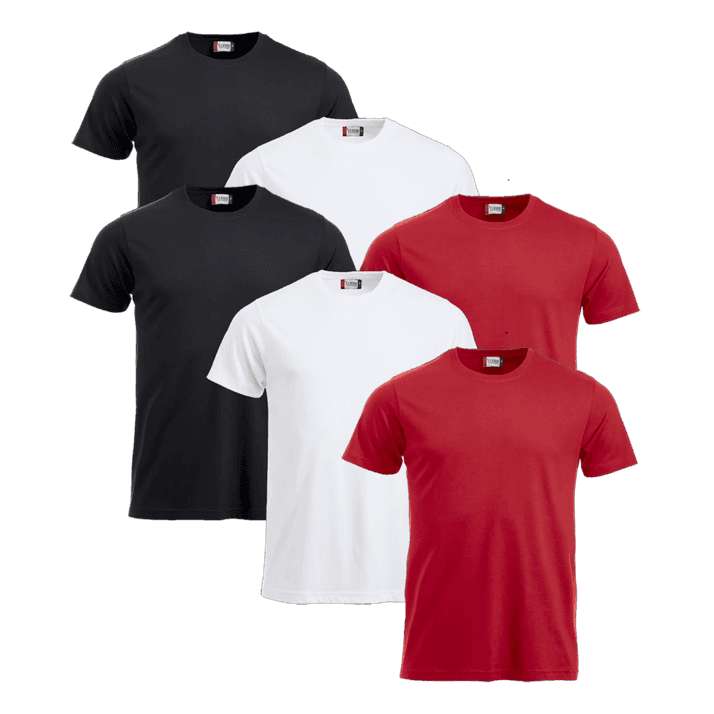 Clique Shirt Classic-T (6er Pack) in versch. Farben