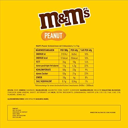 1kg M&M's Peanut