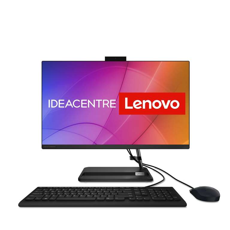 Lenovo IdeaCentre 3 All in One | 23,8" Full HD Display | AMD Ryzen 3 7330U | 8GB RAM | 512GB SSD inkl. Tastatur und Maus