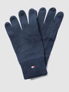 (Antizyklisch kaufen) Tommy Hilfiger "Pima Cotton Gloves" Handschuhe mit Kaschmir-Anteil