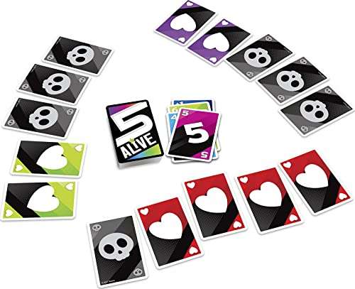 Five Alive Kartenspiel, schnelles Spiel für Kinder und Familien