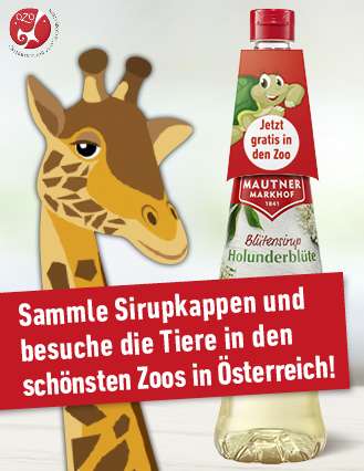 [Mautner Markhof] Gratis Kinderticket für die schönsten Zoos Österreichs