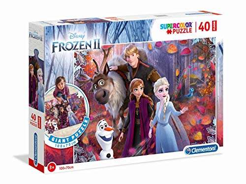 Preisjäger Junior: Frozen 2 Riesen-Bodenpuzzle, 100x70cm, 40-teilig