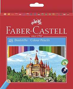 Faber-Castell 120148 - Eco Farbstifte, 48er Kartonetui inklusive Spitzer