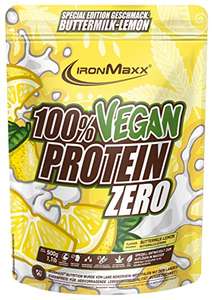 IronMaxx 100% Vegan Protein Zero - Buttermilk Lemon 500g