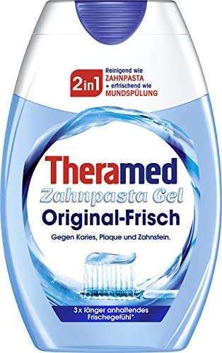 Theramed Zahncreme 2in1 Original, für antibakteriellen Rundumschutz 10 % + 15 % Sparabo