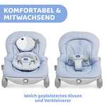 Chicco Balloon Säuglings- und Babywippe 0 Monate - 18 kg mit Wipp- und Sesselfunktion