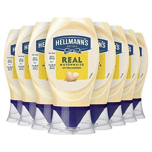 8x 250ml Hellmann's Mayonnaise oder Hellmann's Chili Mayonnaise