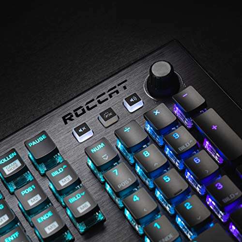 Roccat Vulcan 121 Aimo, schwarz, LEDs RGB, Titan Tactile Meschanische Gaming Tastatur