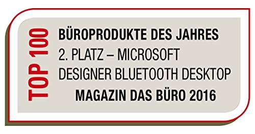 Microsoft Designer Bluetooth Desktop (Set mit Maus und Tastatur, deutsches QWERTZ Tastaturlayout, kabellos über Bluetooth)