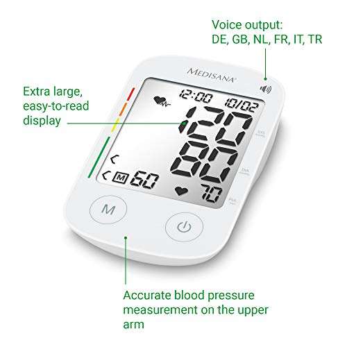 medisana BU 535 Voice Oberarm Blutdruckmessgerät