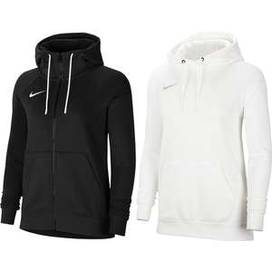 Nike Damen W Nk FLC Park20 Fz Hoodie Sweatshirt Bundle in Schwarz & Weiß in M