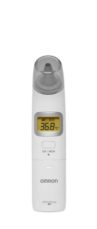 OMRON Gentle Temp 521 Ohrthermometer, digitales Fieberthermometer mit Infrarot-Messtechnik