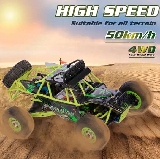 Wltoys 12428, 1:12 4WD 50km/h RC Racing Buggy