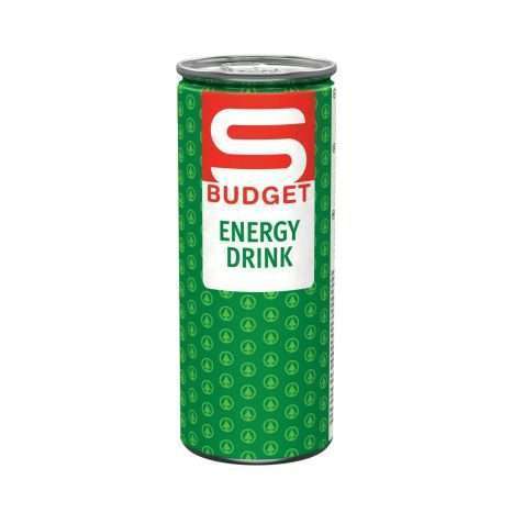 24 Stück S-Budget Energy Drink diverse Sorten - 45% billiger