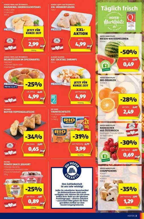 8. Dezember: Billa Und Lidl Zu; Dm, Hofer, Inter- Und Eurospar Offen ...