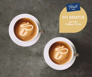 Tchibo: 1 + 1 Coffee to go gratis in den Filialen mit Privatcard