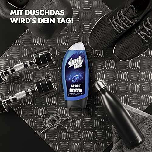 Duschdas 6er Pack 2 in 1 Duschgel & Shampoo Sport im Spar-Abo
