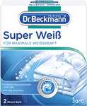 4 Stück Dr. Beckmann Super Weiß 2 x 40 g Mitwaschbeutel