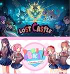 "Doki Doki Literature Club Plus!" und "Lost Castle" (PC) kostenlos im Epic Games Store ab 8.2. 17 Uhr