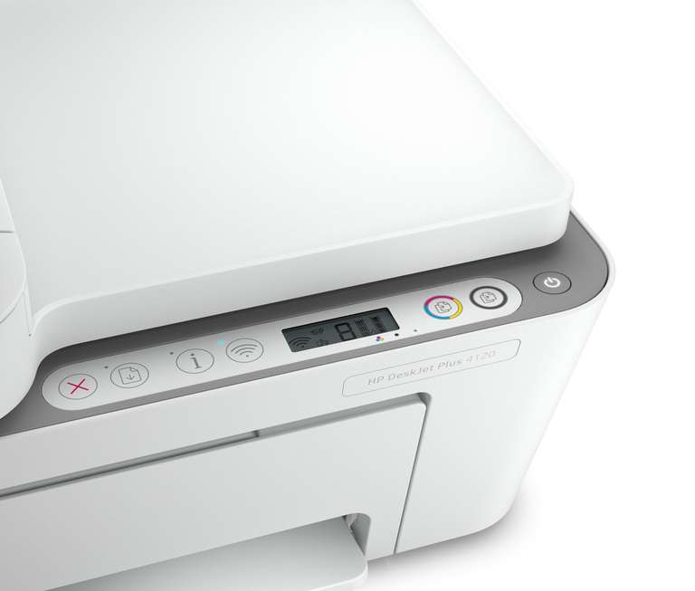 2 Stück HP All-in-One Drucker DeskJet Plus 4120e weiß