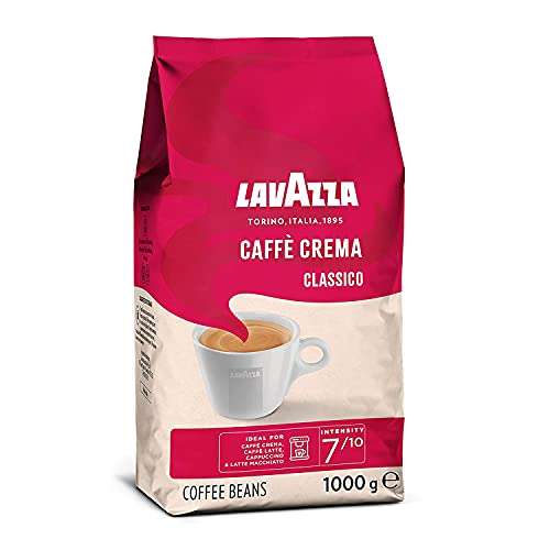 Lavazza, Caffè Crema Classico, Intensität 7/10, Mittlere Röstung, 1 Kg
