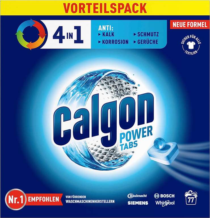 Calgon 4-in-1 Power Tabs, 77 Stück