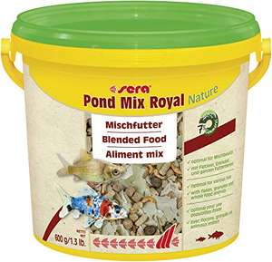 sera Pond Mix Royal, im Ganzen, Bachflohkrebse, Flocken, Pearls, Sticks, 600g