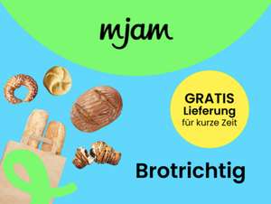 Kostenlose Lieferung von Bäckerei-Partnern bei Mjam