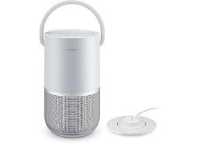BOSE Tragbarer Home Speaker, Bluetooth-Lautsprecher silber