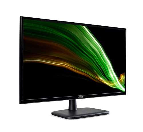 Acer EK240YC Monitor 23,8 Zoll (60 cm Bildschirm) Full HD, 75Hz, 5ms (G2G), HDMI 1.4, VGA, Zeroframe, Schwarz